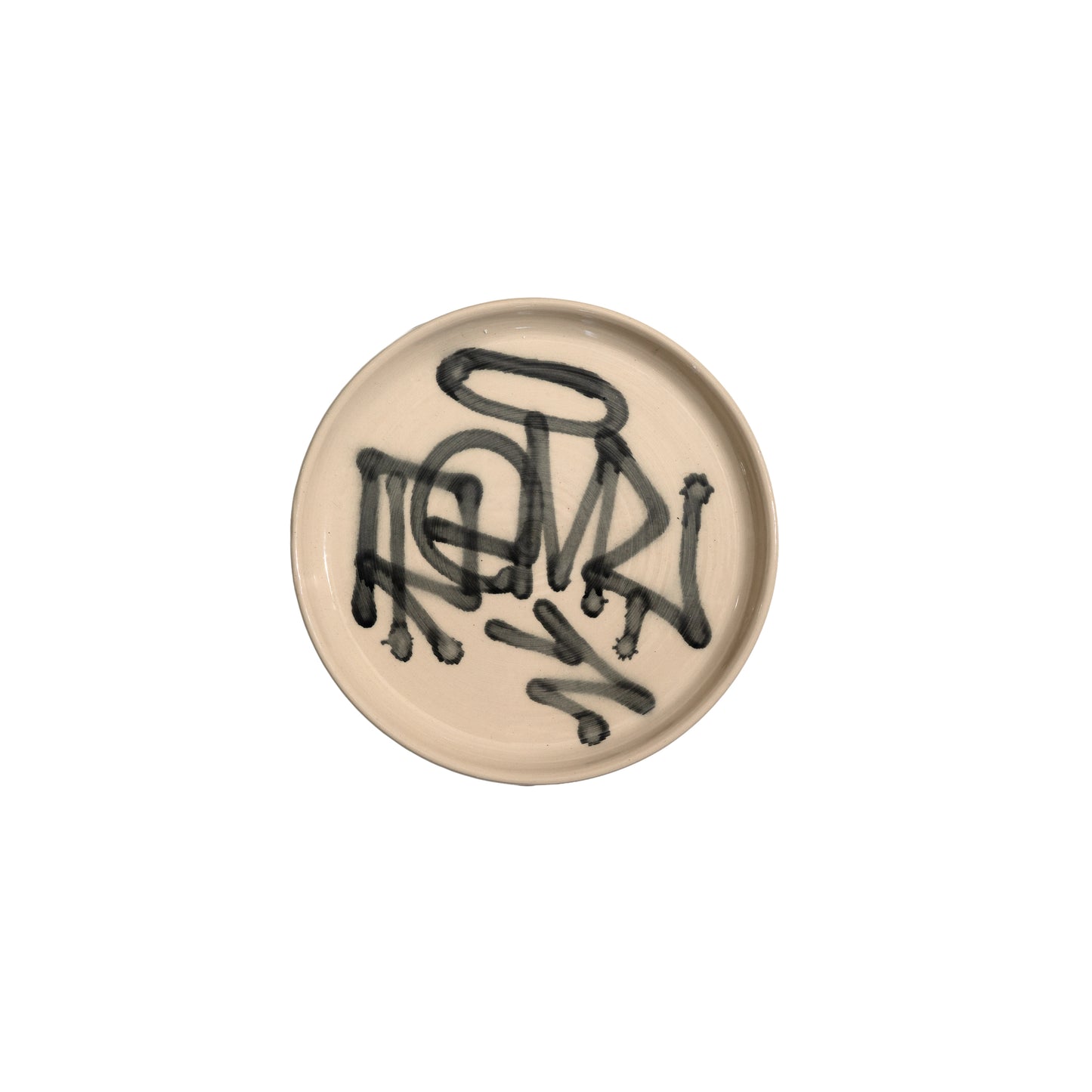 REMIO HAND PAINTED CERAMIC PLATE