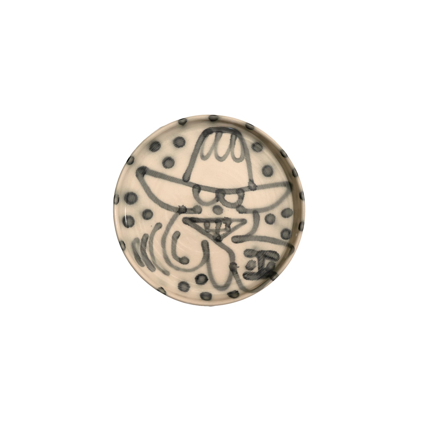 REMIO HAND PAINTED CERAMIC PLATE
