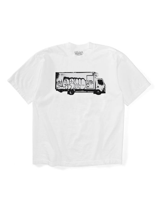BOX TRUCK T-SHIRT - (WHITE)
