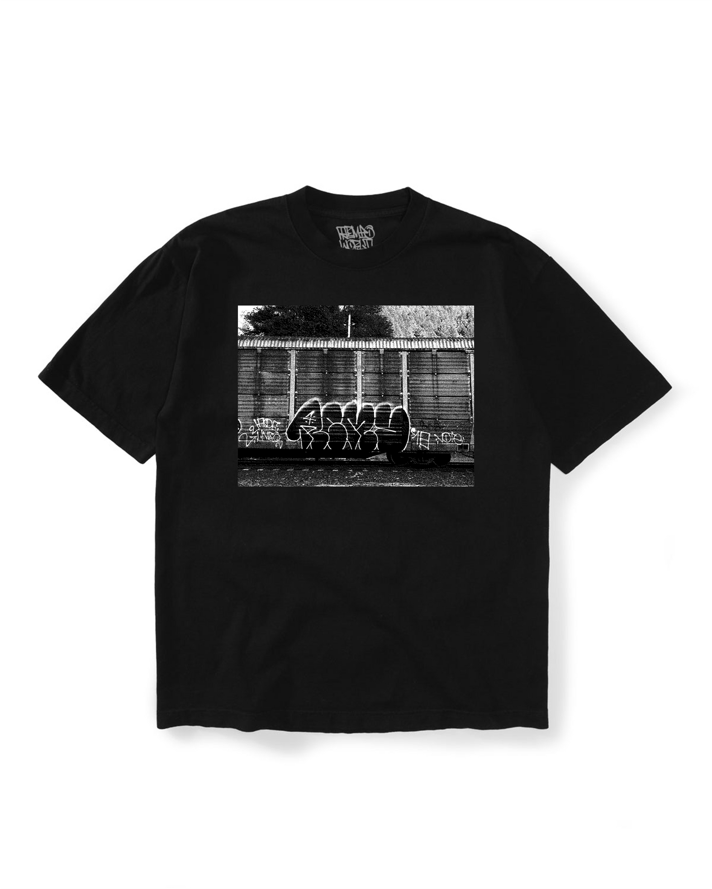 TRAIN CAR T-SHIRT (BLACK)