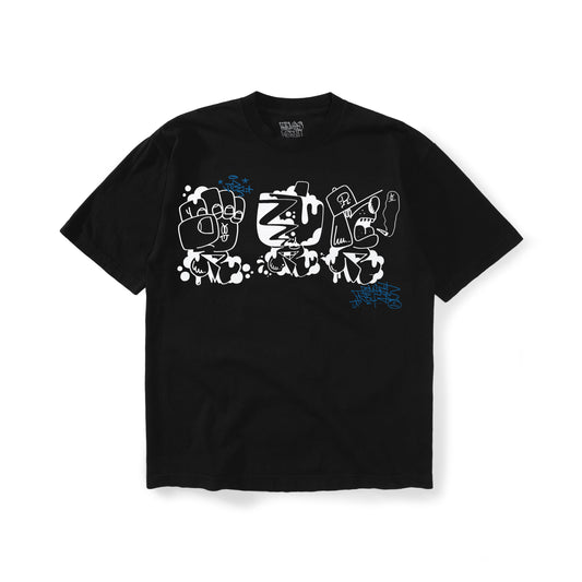REMIO X JOHN DOE T-SHIRT (BLACK)